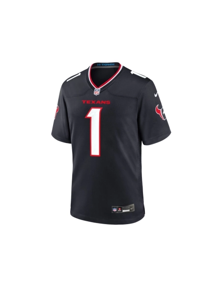 Mens Houston Texans Stefon Diggs Navy Game Jersey