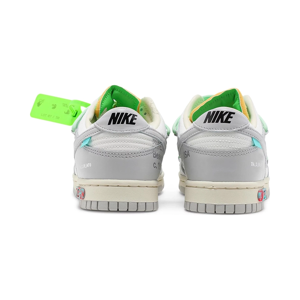 OffWhite x Dunk Low Lot 07 of 50,Dunk SB,NIKE SHOES Reps