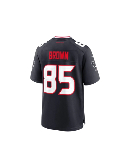 Mens Houston Texans Noah Brown Navy Team Game Jersey