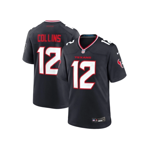 Mens Houston Texans Nico Collins Navy Game Jersey