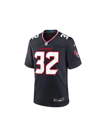 Mens Houston Texans Lonnie Johnson Jr. Navy Team Game Jersey