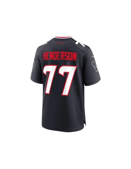 Mens Houston Texans LaDarius Henderson Navy Game Jersey