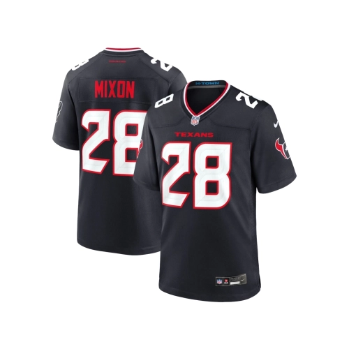 Mens Houston Texans Joe Mixon Navy Game Jersey