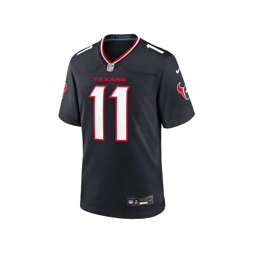 Mens Houston Texans Jeff Okudah Navy Team Game Jersey