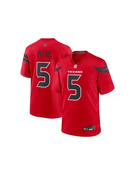 Mens Houston Texans Jalen Pitre Red Alternate Game Jersey