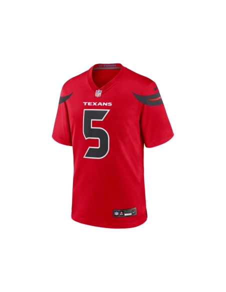 Mens Houston Texans Jalen Pitre Red Alternate Game Jersey