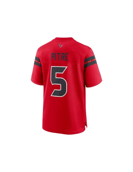 Mens Houston Texans Jalen Pitre Red Alternate Game Jersey
