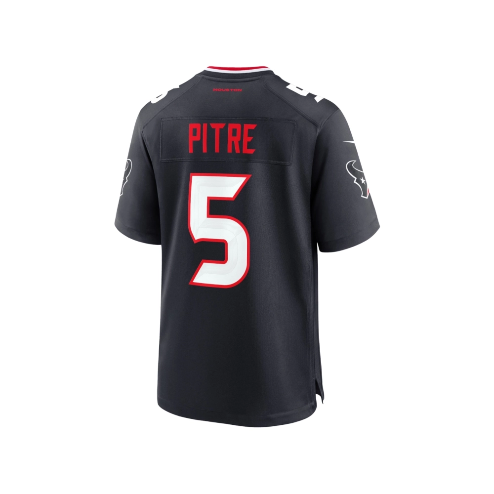 Mens Houston Texans Jalen Pitre Navy Game Jersey