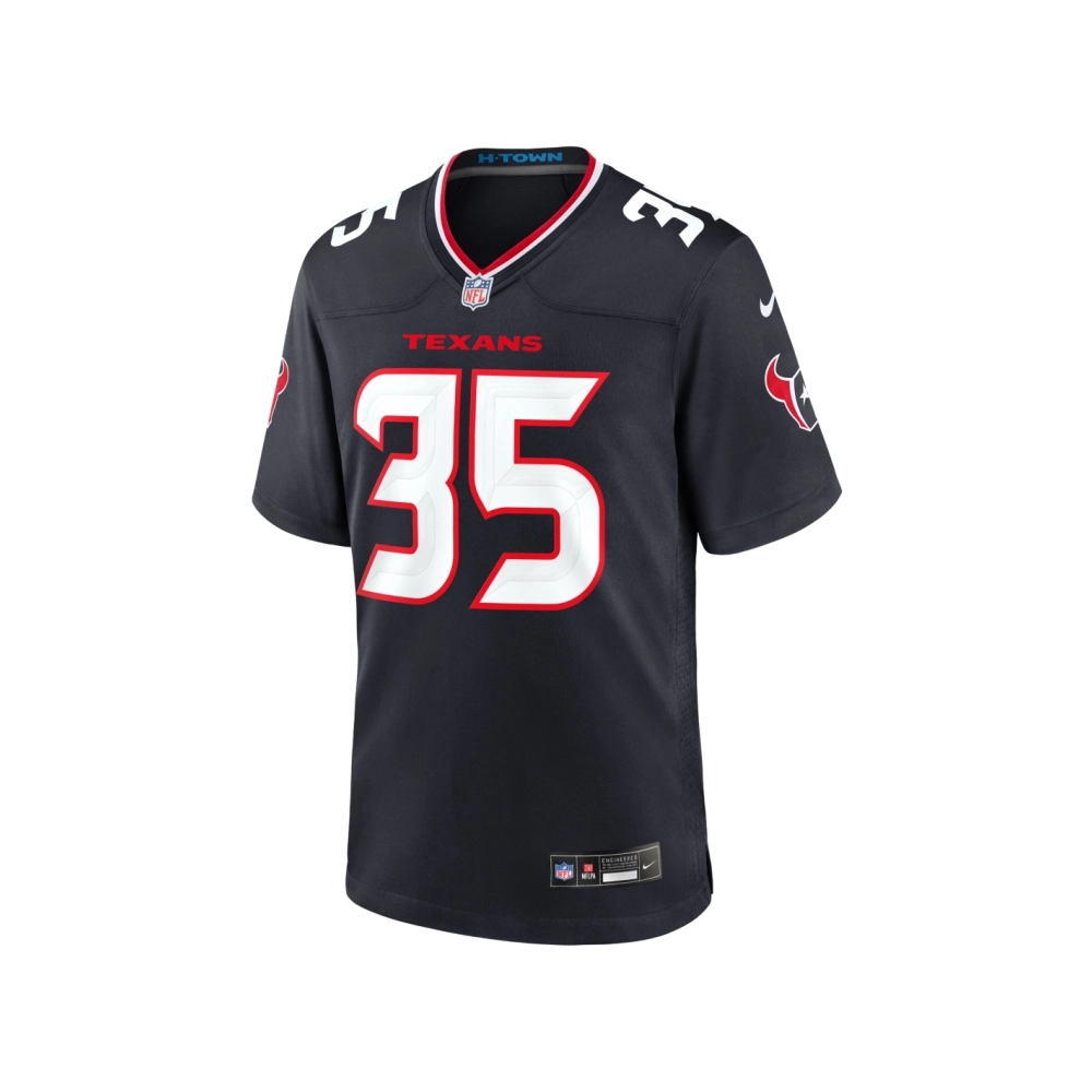 Mens Houston Texans Jake Hansen Navy Team Game Jersey