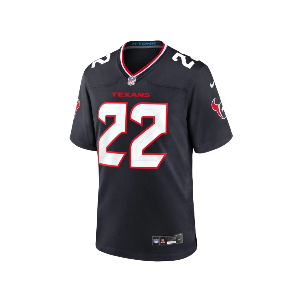 Mens Houston Texans Jacob Phillips Navy Game Jersey