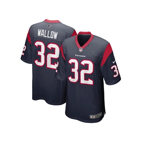 Mens Houston Texans Garret Wallow Navy Game Jersey