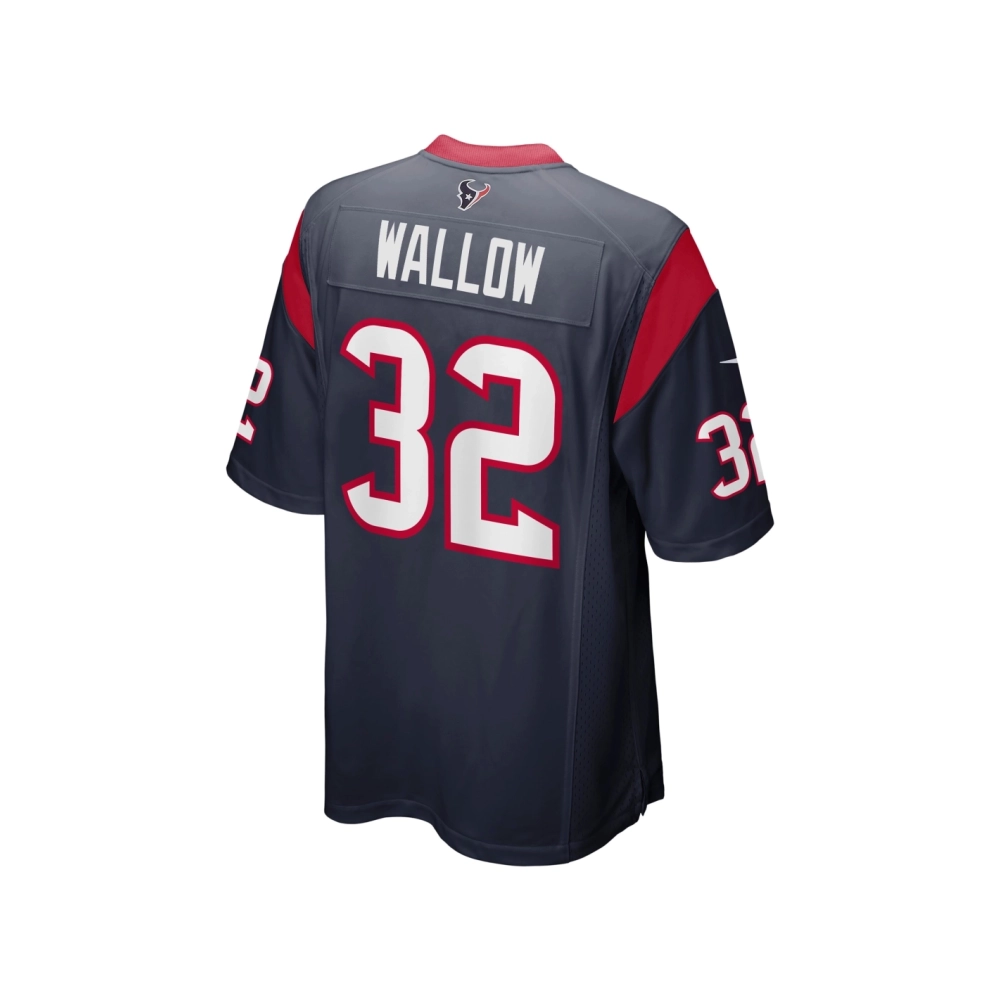 Mens Houston Texans Garret Wallow Navy Game Jersey