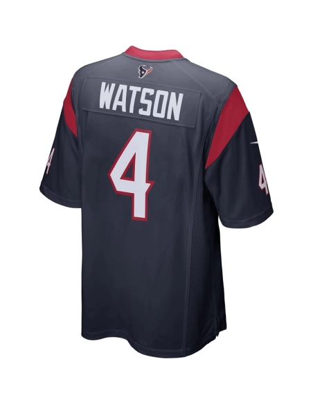 Mens Houston Texans Deshaun Watson Navy Game Jersey