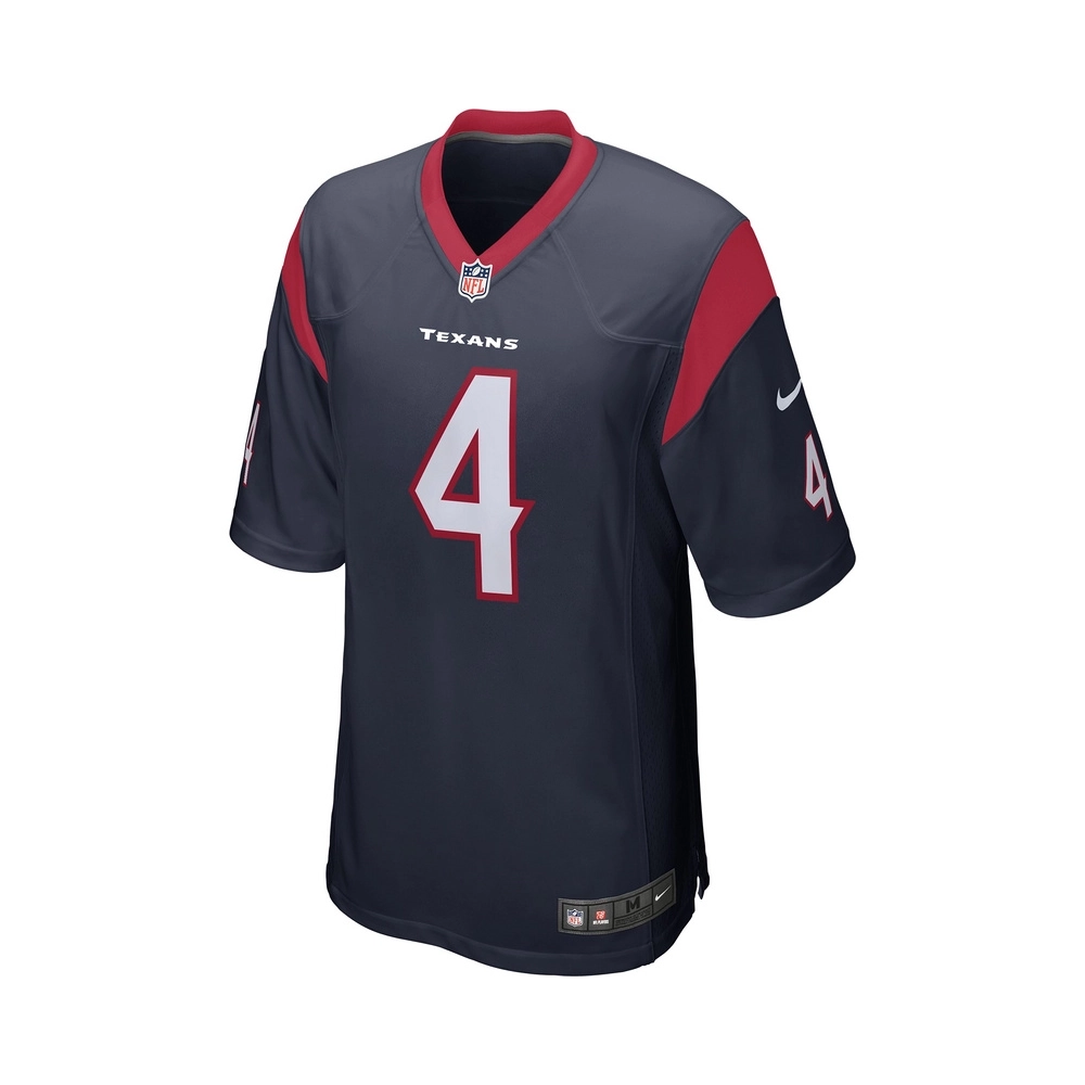 Mens Houston Texans Deshaun Watson Navy Game Jersey