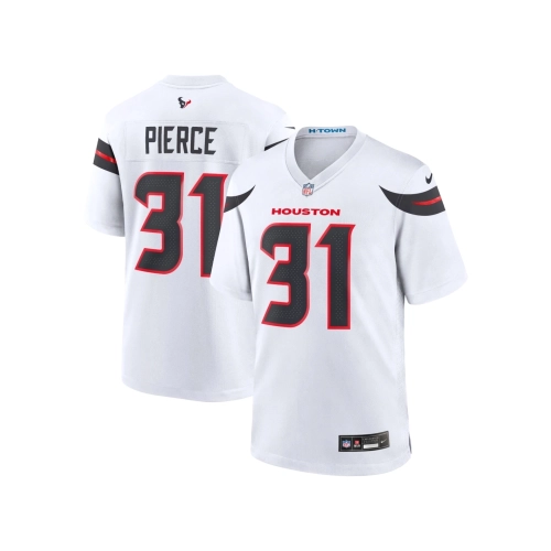Mens Houston Texans Dameon Pierce White Game Jersey