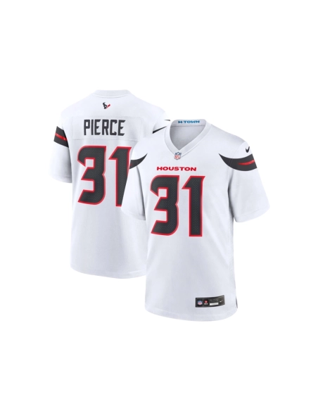 Mens Houston Texans Dameon Pierce White Game Jersey