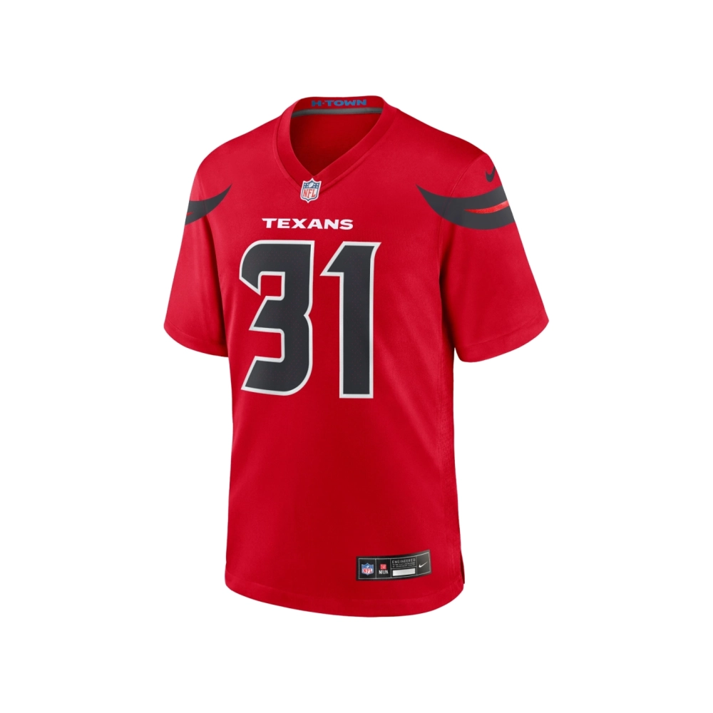 Mens Houston Texans Dameon Pierce Red Alternate Game Jersey