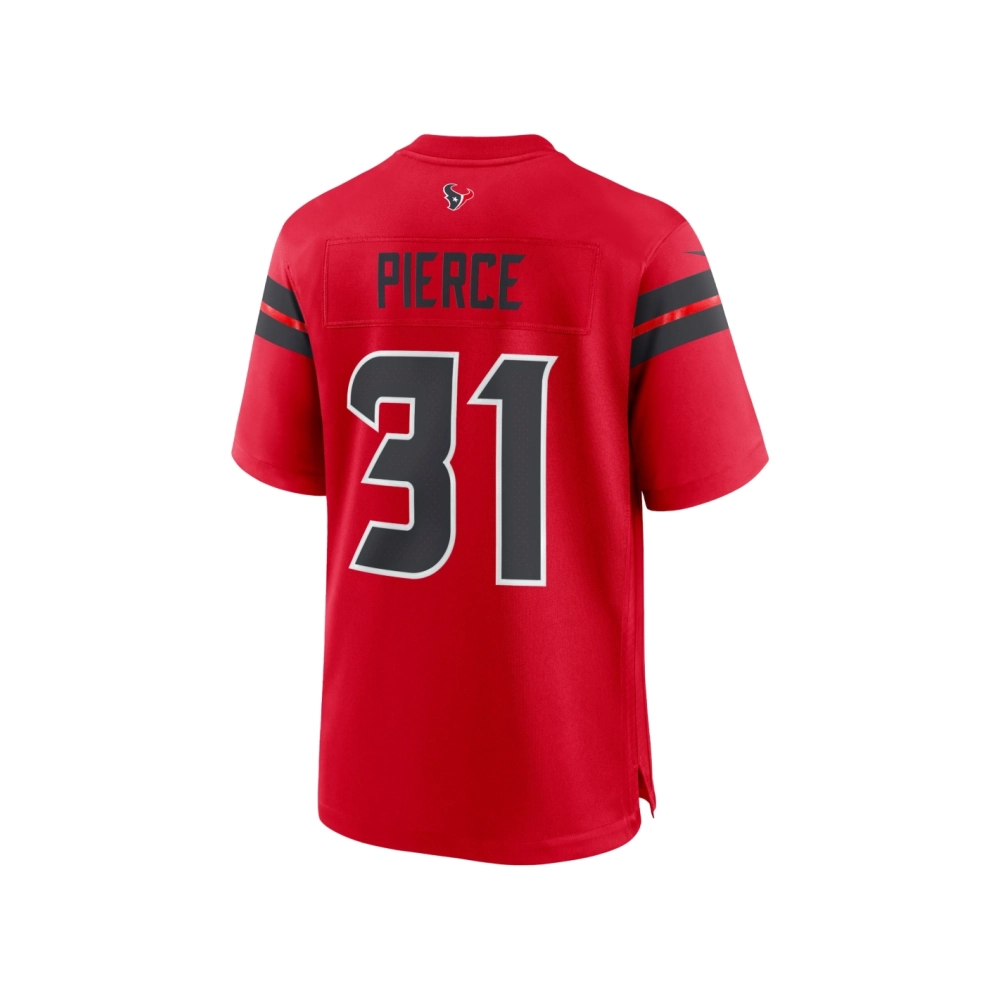 Mens Houston Texans Dameon Pierce Red Alternate Game Jersey