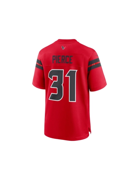 Mens Houston Texans Dameon Pierce Red Alternate Game Jersey