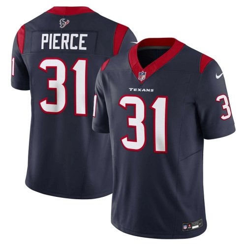 Mens Houston Texans Dameon Pierce Navy Vapor F.U.S.E. Limited Jersey