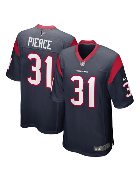 Mens Houston Texans Dameon Pierce Navy Game Player Jersey