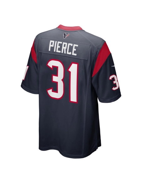 Mens Houston Texans Dameon Pierce Navy Game Player Jersey
