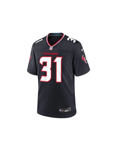 Mens Houston Texans Dameon Pierce Navy Game Jersey