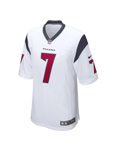Mens Houston Texans CJ Stroud White 2023 NFL Draft First Round Pick Game Jersey