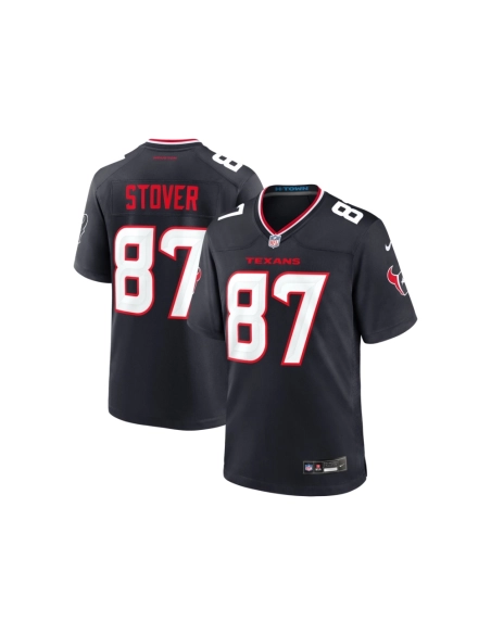 Mens Houston Texans Cade Stover Navy Game Jersey