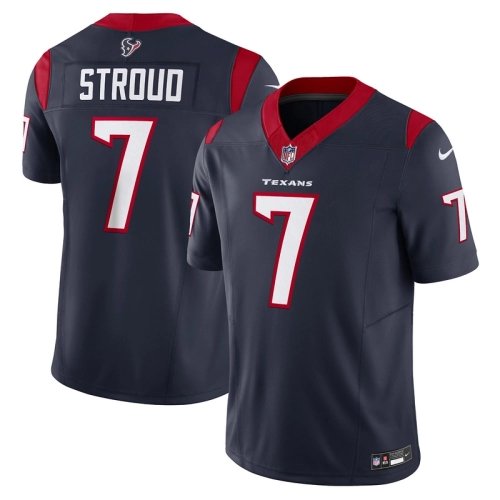 Mens Houston Texans C.J. Stroud Navy Vapor F.U.S.E. Limited Jersey