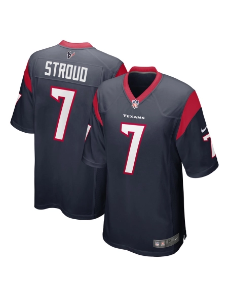Mens Houston Texans C.J. Stroud Navy 2023 NFL Draft First Round Pick Game Jersey