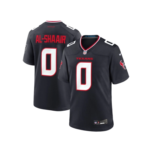 Mens Houston Texans Azeez Al-Shaair Navy Team Game Jersey