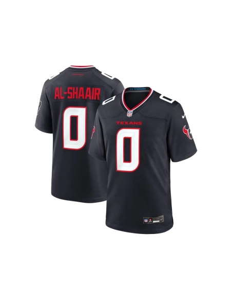Mens Houston Texans Azeez Al-Shaair Navy Team Game Jersey