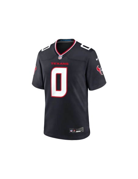 Mens Houston Texans Azeez Al-Shaair Navy Team Game Jersey
