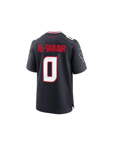 Mens Houston Texans Azeez Al-Shaair Navy Team Game Jersey