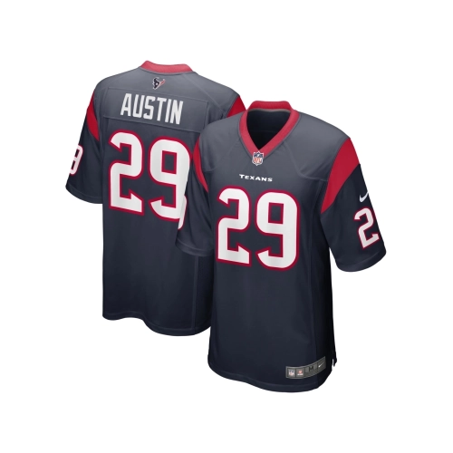 Mens Houston Texans Alex Austin Navy Team Game Jersey