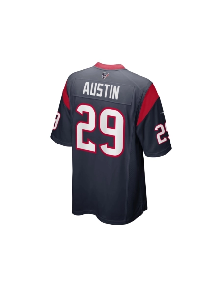 Mens Houston Texans Alex Austin Navy Team Game Jersey