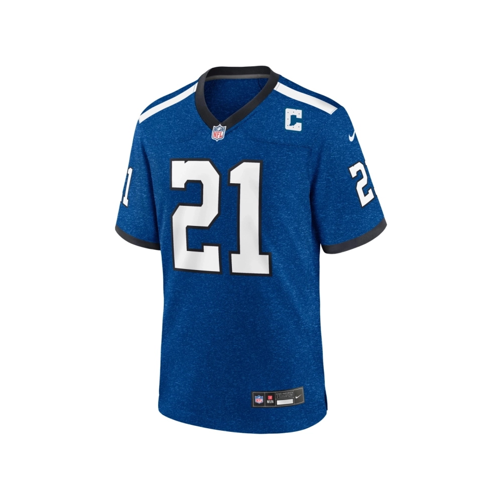 Mens Indianapolis Colts Zack Moss Royal Indiana Nights Alternate Game Jersey