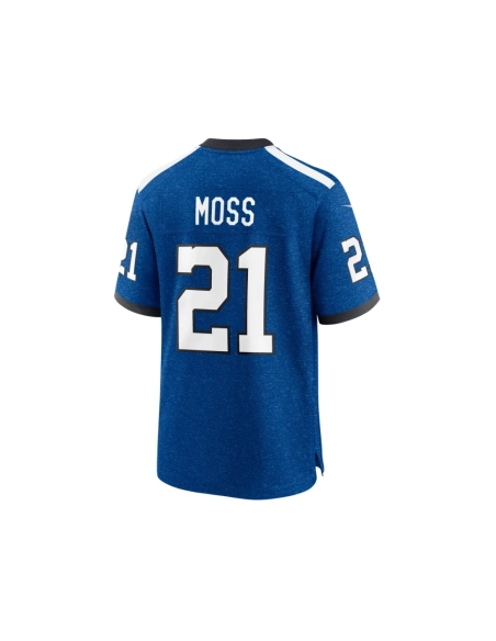 Mens Indianapolis Colts Zack Moss Royal Indiana Nights Alternate Game Jersey