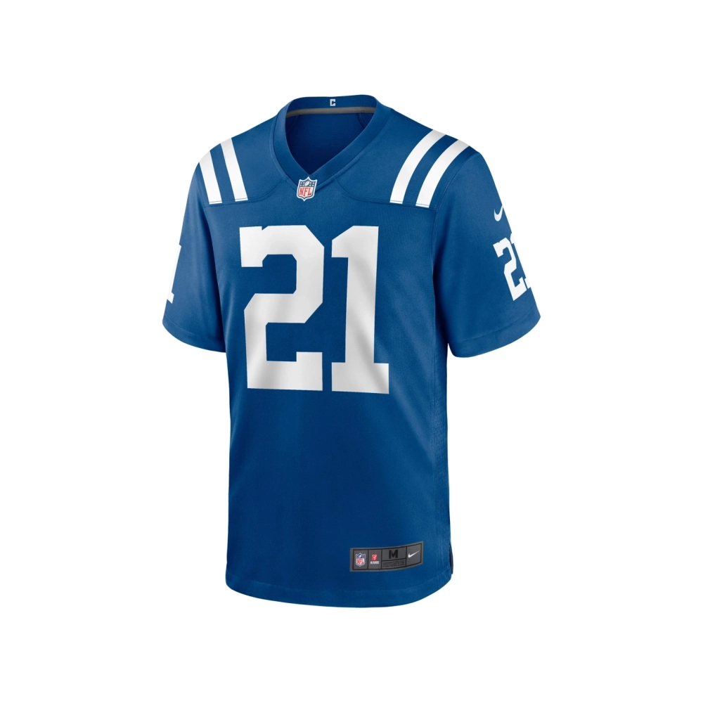 Mens Indianapolis Colts Zack Moss Royal Game Player Jersey