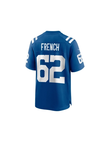 Mens Indianapolis Colts Wesley French Royal Game Player Jersey