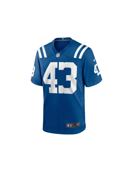 Mens Indianapolis Colts Trevor Denbow Royal Game Player Jersey