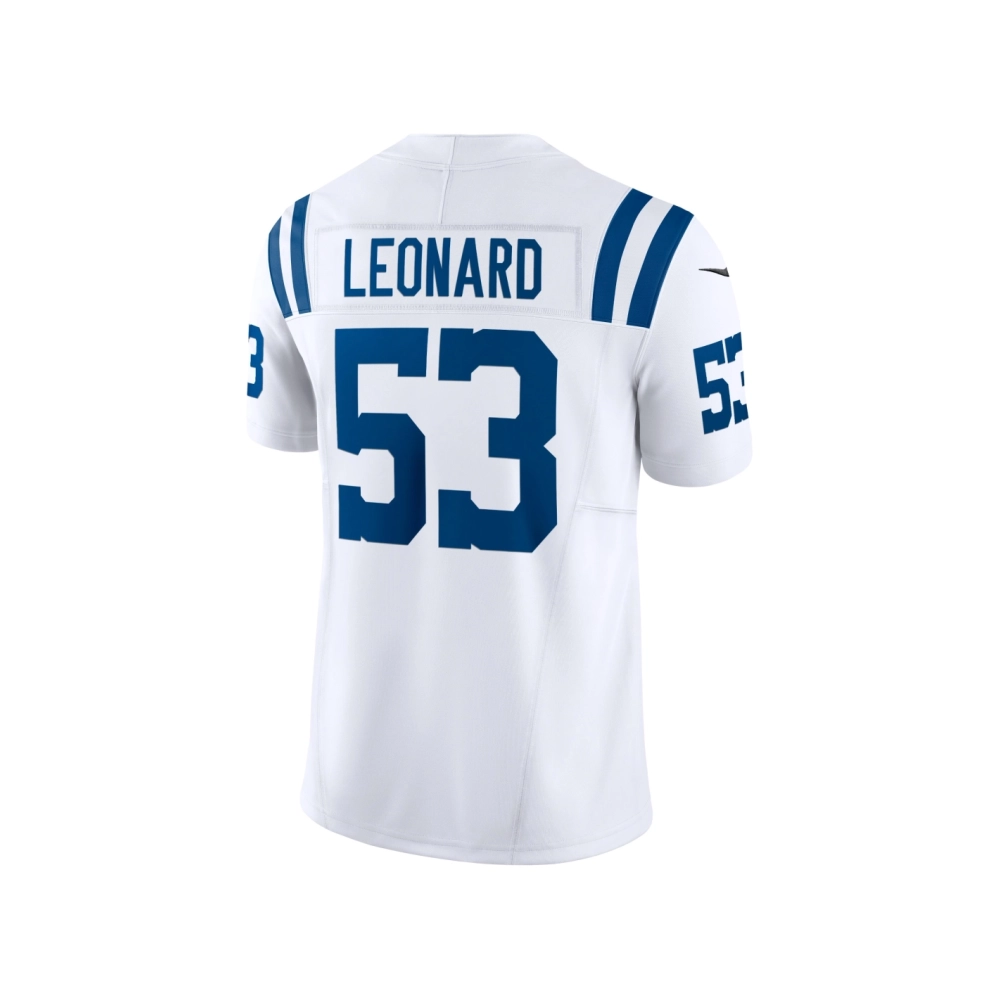 Mens Indianapolis Colts Shaquille Leonard White Vapor F.U.S.E. Limited Jersey