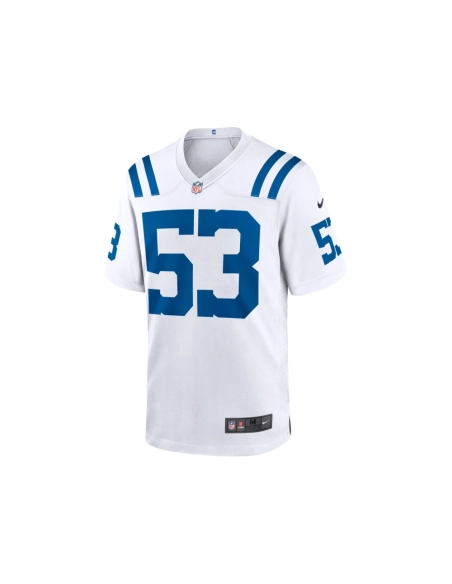 Mens Indianapolis Colts Shaquille Leonard White Player Game Jersey