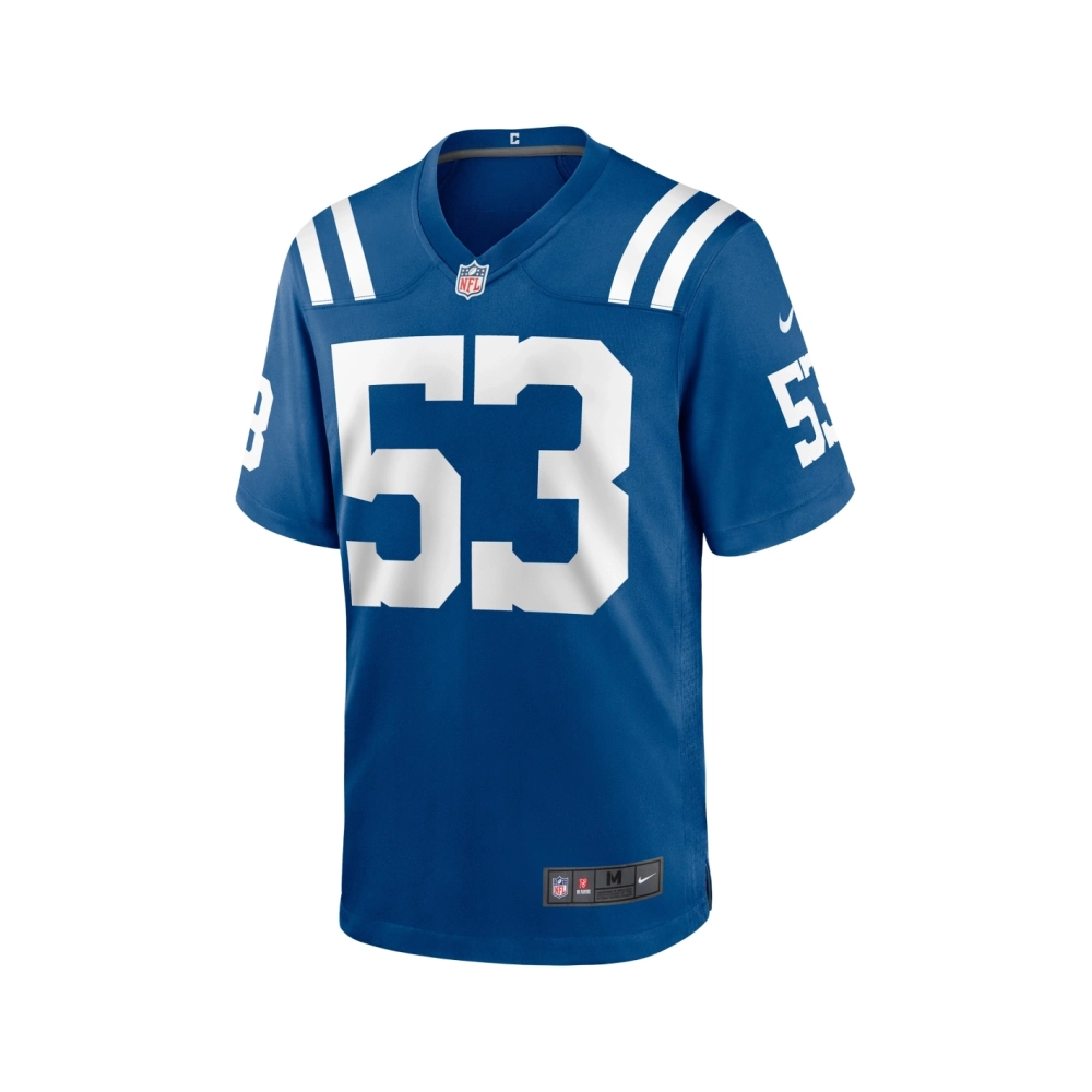 Mens Indianapolis Colts Shaquille Leonard Royal Game Jersey