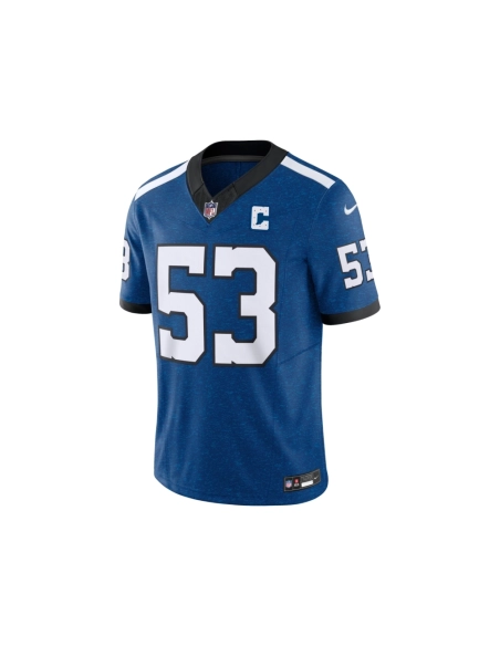 Mens Indianapolis Colts Shaquille Leonard Blue Vapor F.U.S.E. Limited Jersey