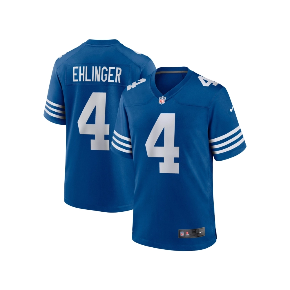 Mens Indianapolis Colts Sam Ehlinger Blue Game Player Jersey