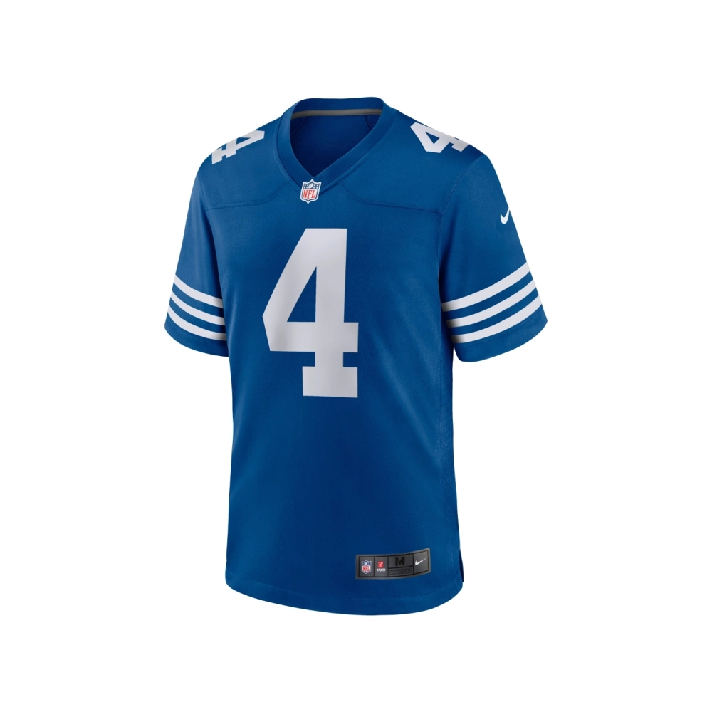 Mens Indianapolis Colts Sam Ehlinger Blue Game Player Jersey