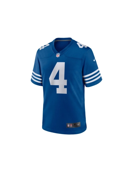 Mens Indianapolis Colts Sam Ehlinger Blue Game Player Jersey