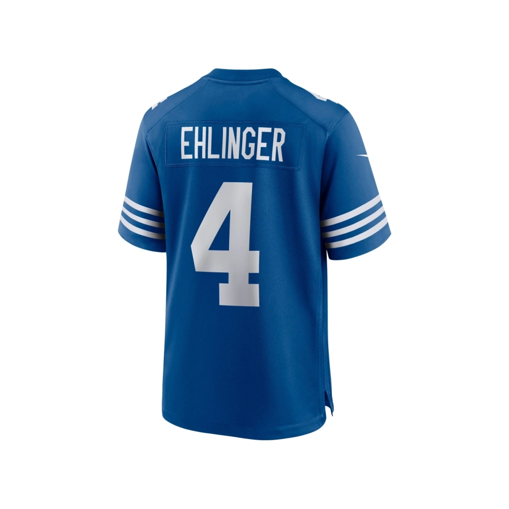 Mens Indianapolis Colts Sam Ehlinger Blue Game Player Jersey